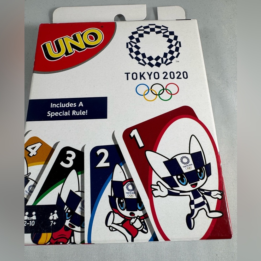 UNO Tokyo Olympics 2020 edition. Includes A Special Rule. New